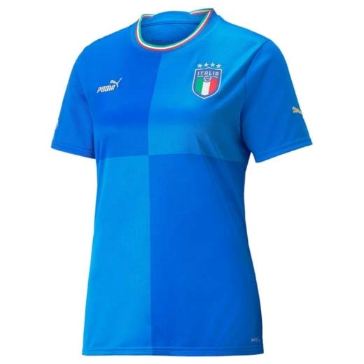 Camiseta Italia 1st Mujer 2022 Azul